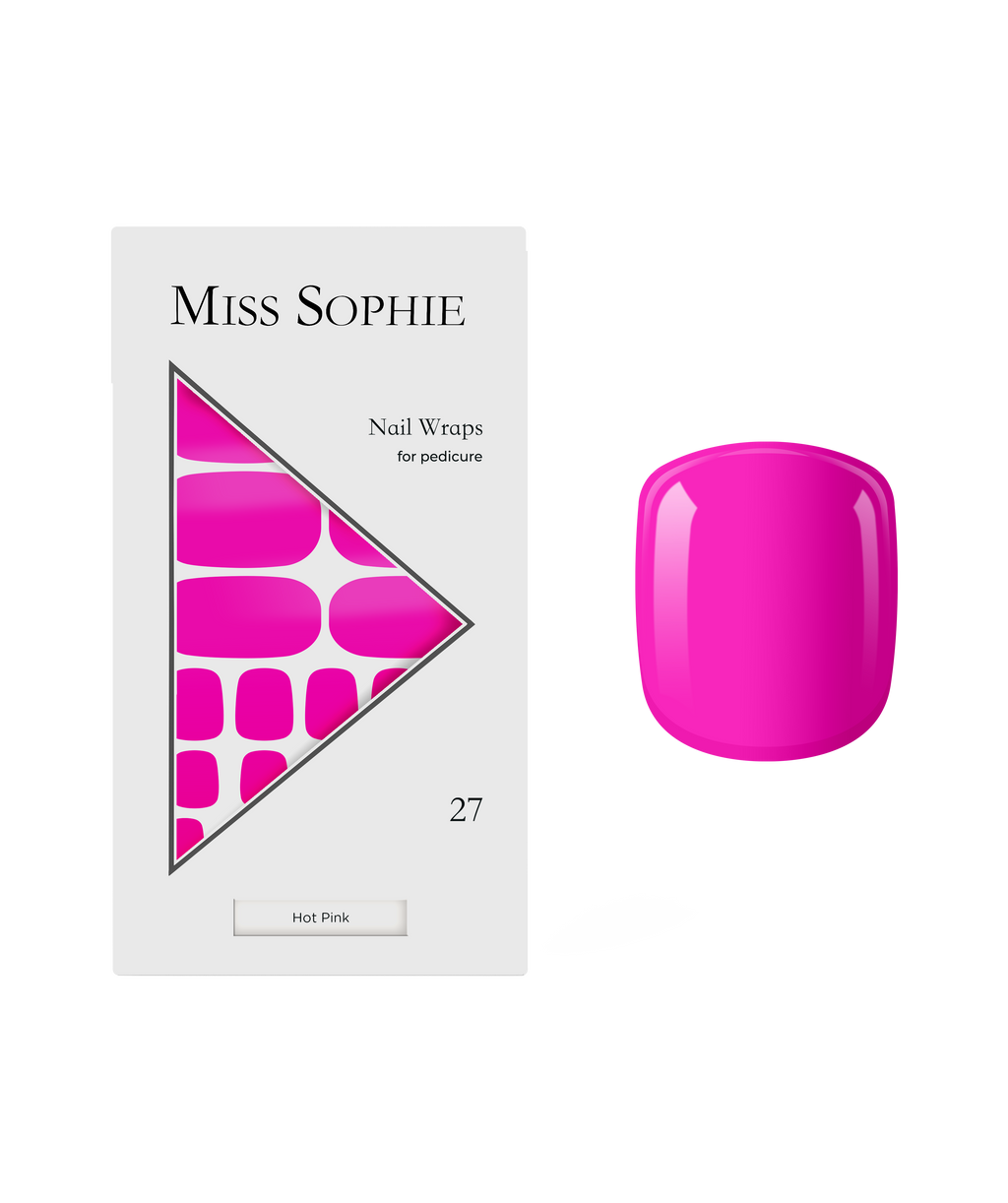 Hot Pink Pedicure