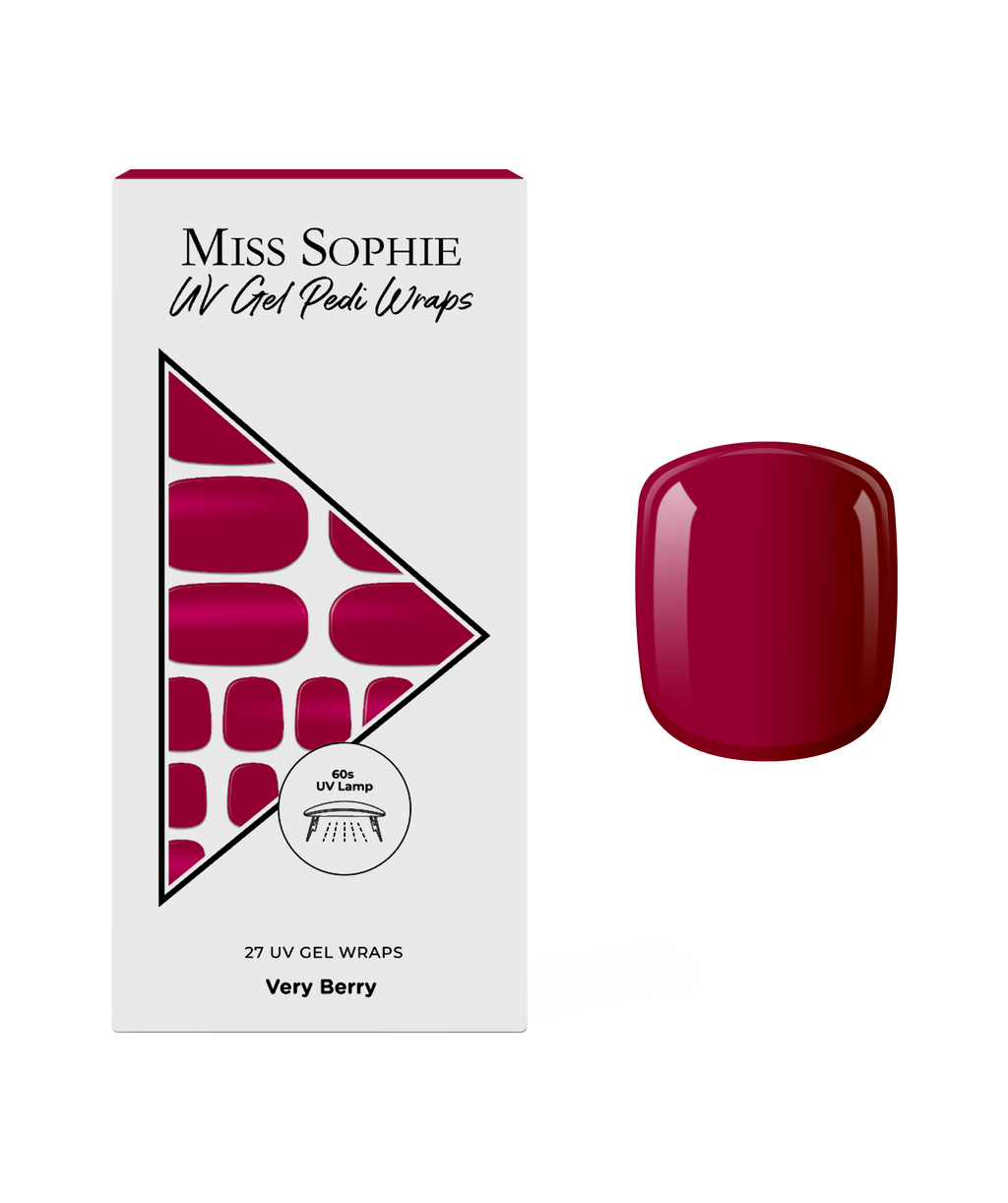 Very Berry UV Pedicure