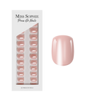 Ballet Pink Press On Nails Extra Short Square