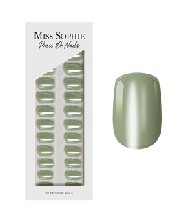 Matcha Chic Press On Nails Short Square