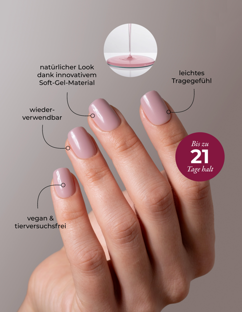 French Tips Press On Nails Extra Short Square