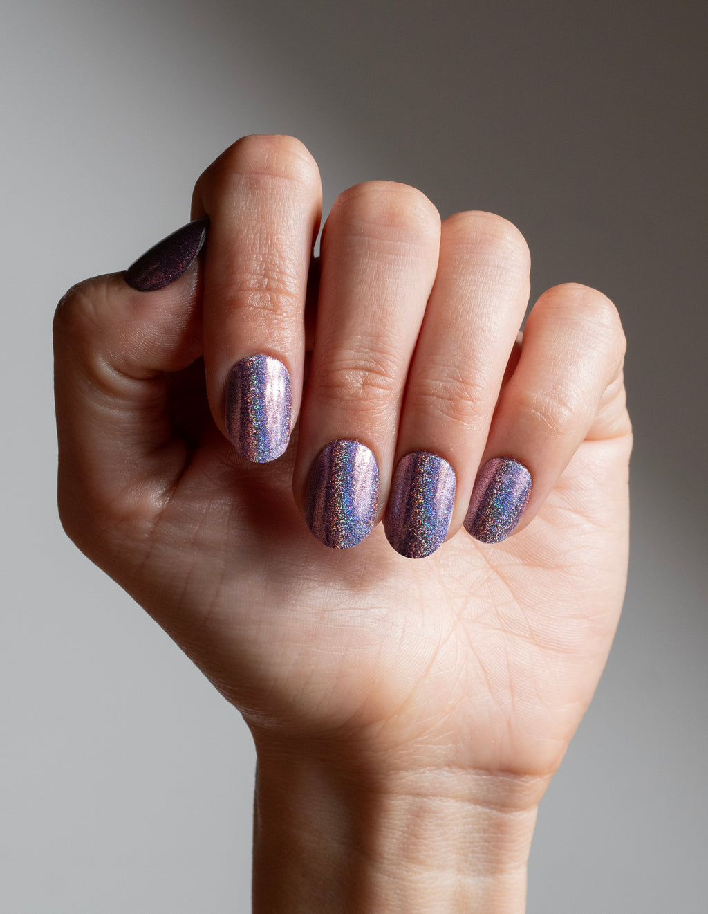 Violet Glitter UV