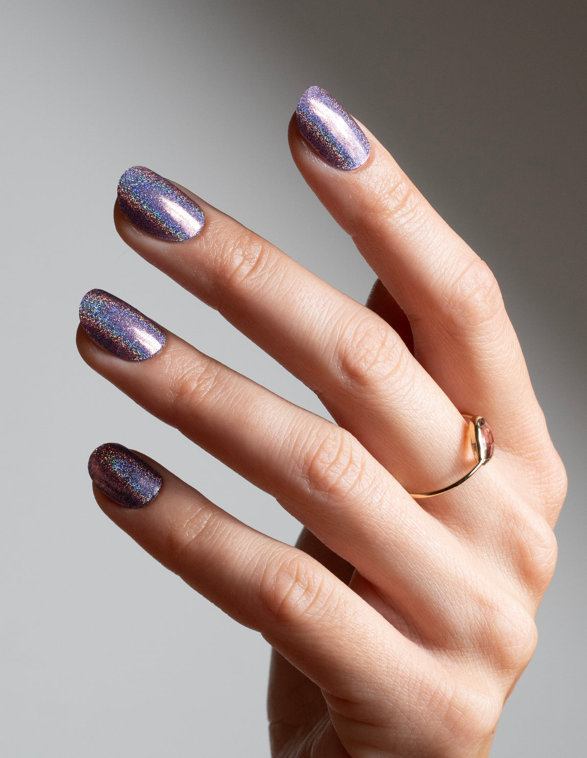 Violet Glitter UV