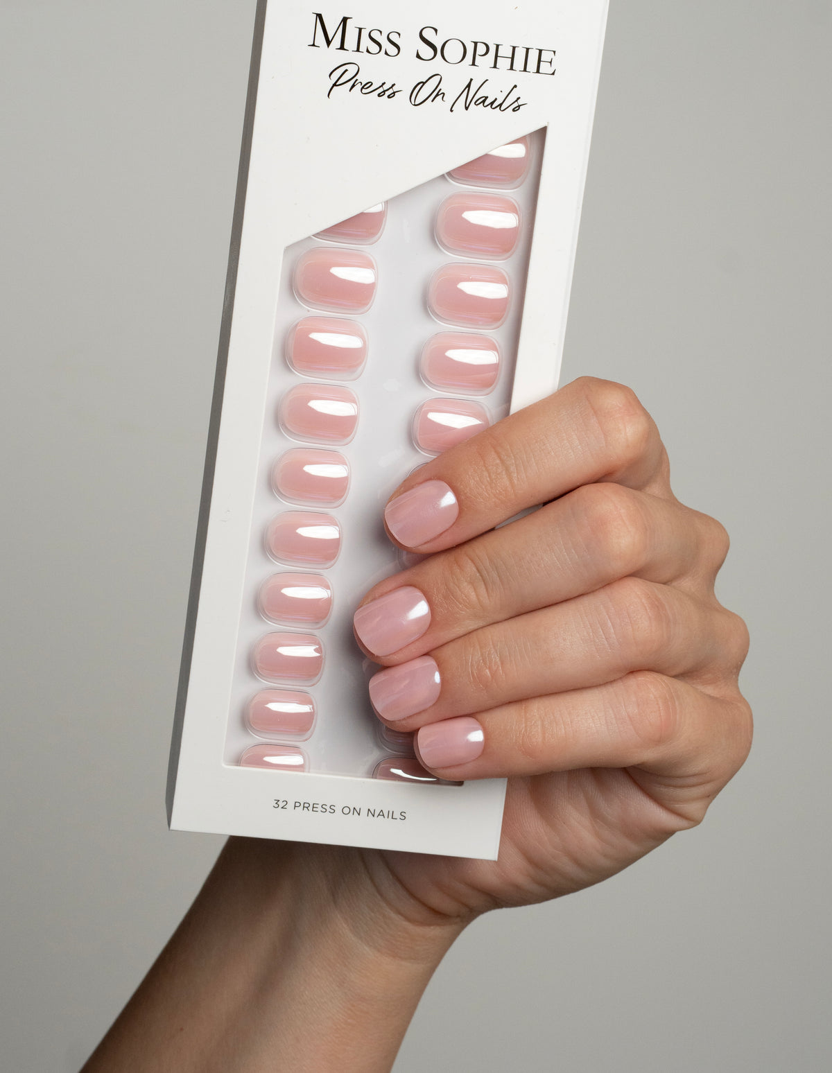 Ballet Pink Press On Nails Extra Short Square
