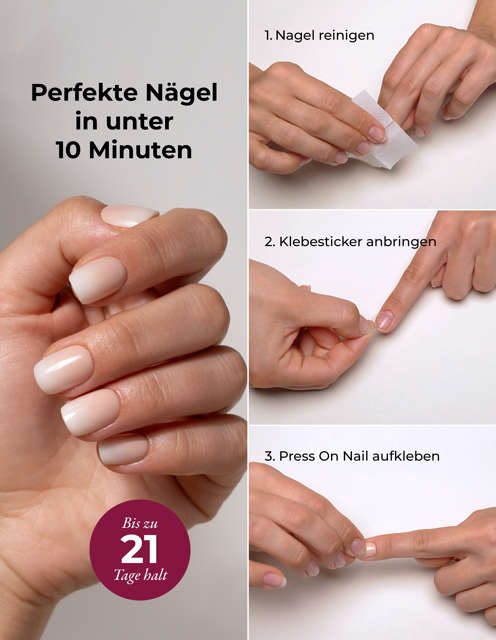 Make Me Blush Press On Nails Short Square