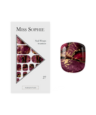 Aubergine Purple Pedicure