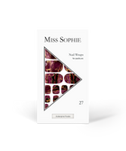 Aubergine Purple Pedicure