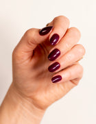 Berry Press On Nails Short Round