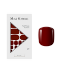 Burgundy Pedicure