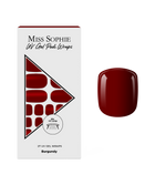 Burgundy UV Pedicure