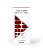 Burgundy UV Pedicure