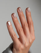 Champagne Cat Eye Press On Nails Extra Short Square
