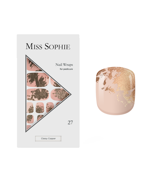 Classy Copper Pedicure