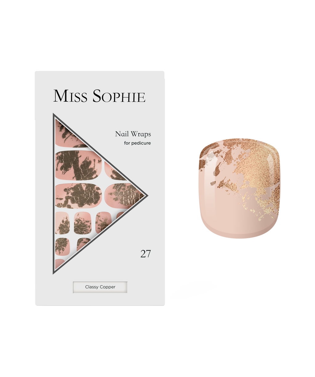 Classy Copper Pedicure