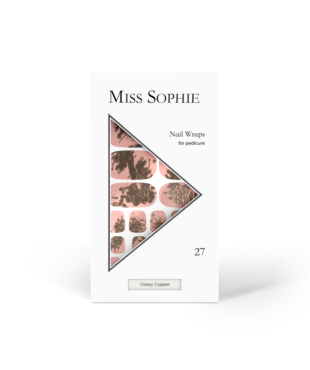 Classy Copper Pedicure