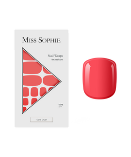 Coral Crush Pedicure