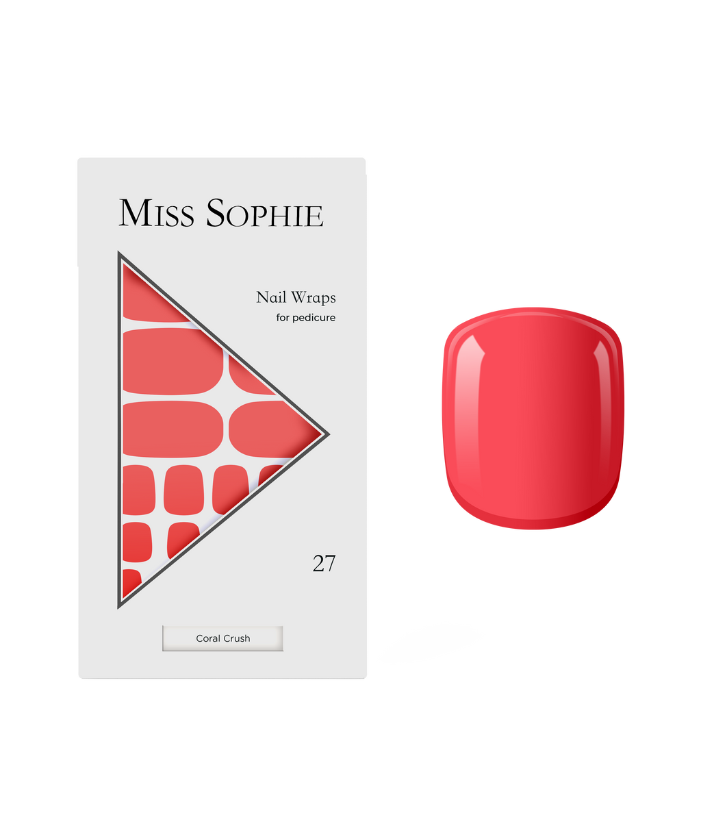 Coral Crush Pedicure