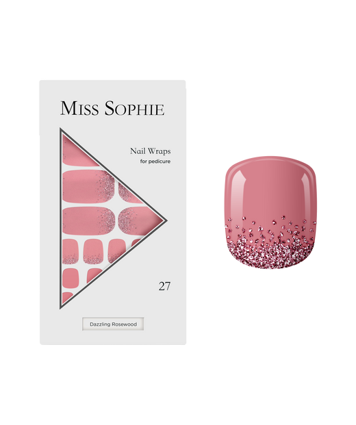 Dazzling Rosewood Pedicure