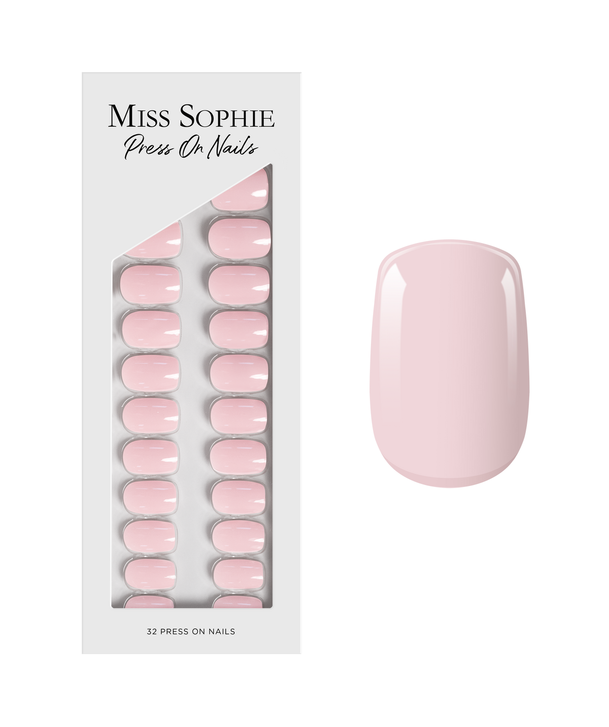 Ever Nude Press On Nails Short Square