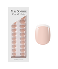 French Tips Press On Nails Extra Short Square