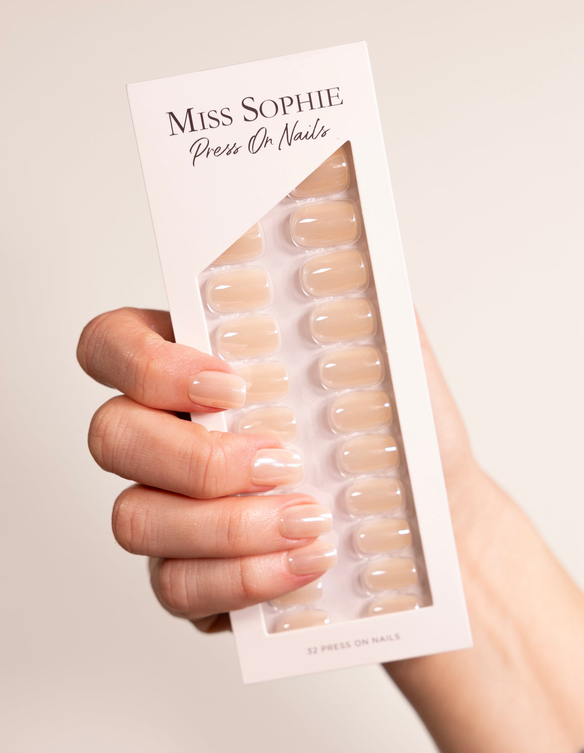 Glazed Donut Press On Nails Short Square