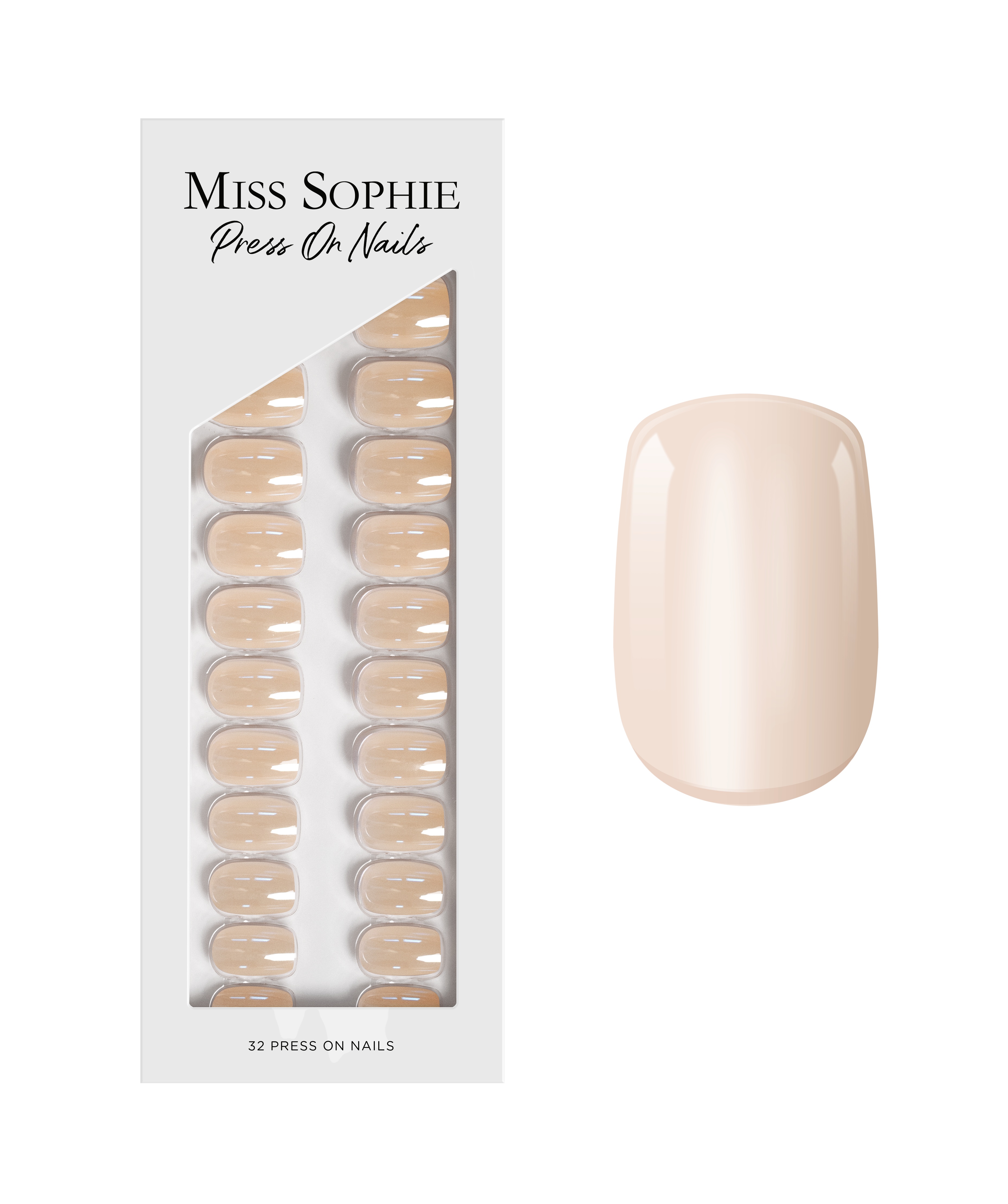Glazed Donut Press On Nails Short Square