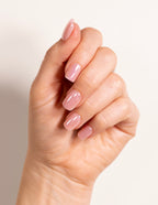 Glazed Pink Press On Nails Short Square