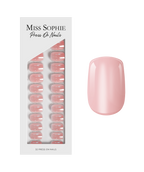 Glazed Pink Press On Nails Short Square