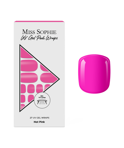Hot Pink UV Pedicure