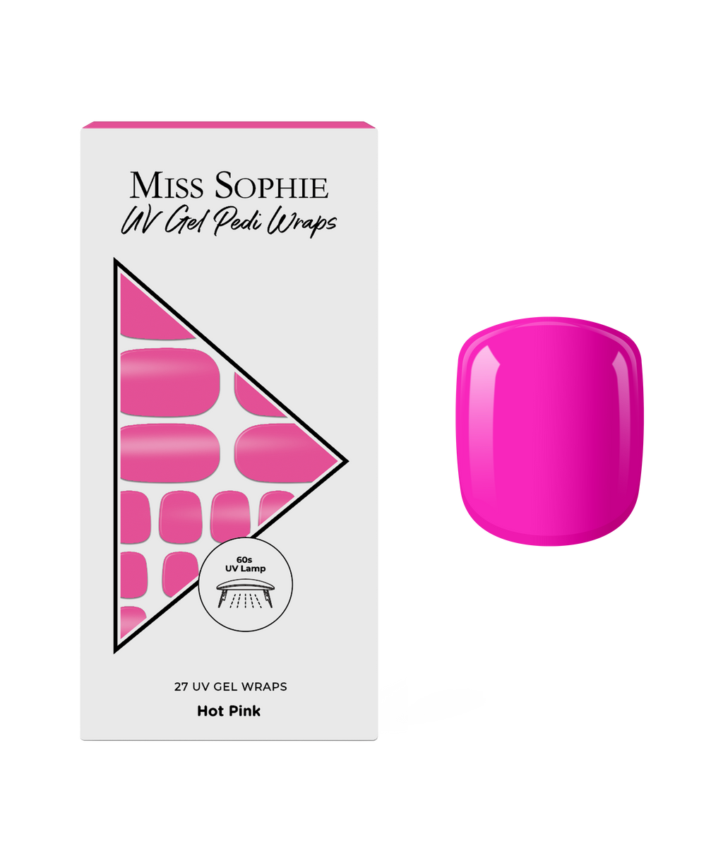 Hot Pink UV Pedicure