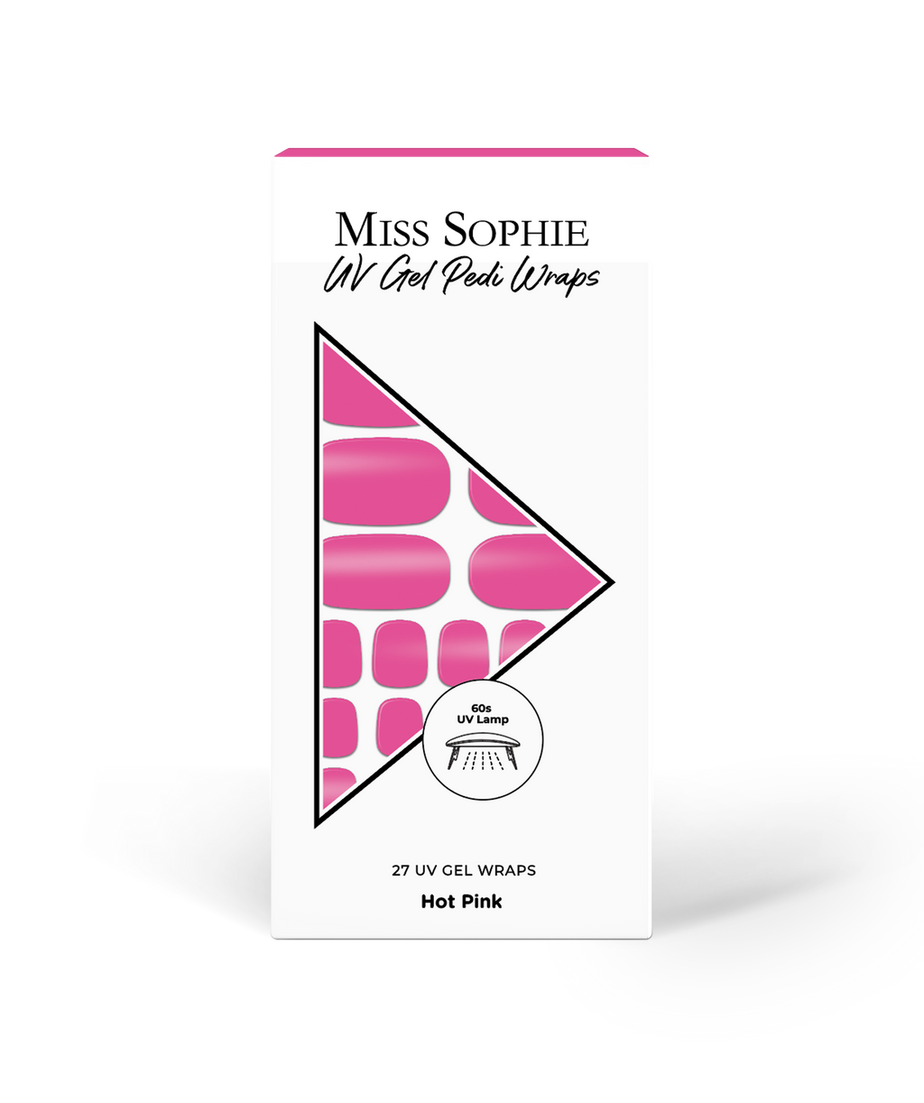 Hot Pink UV Pedicure