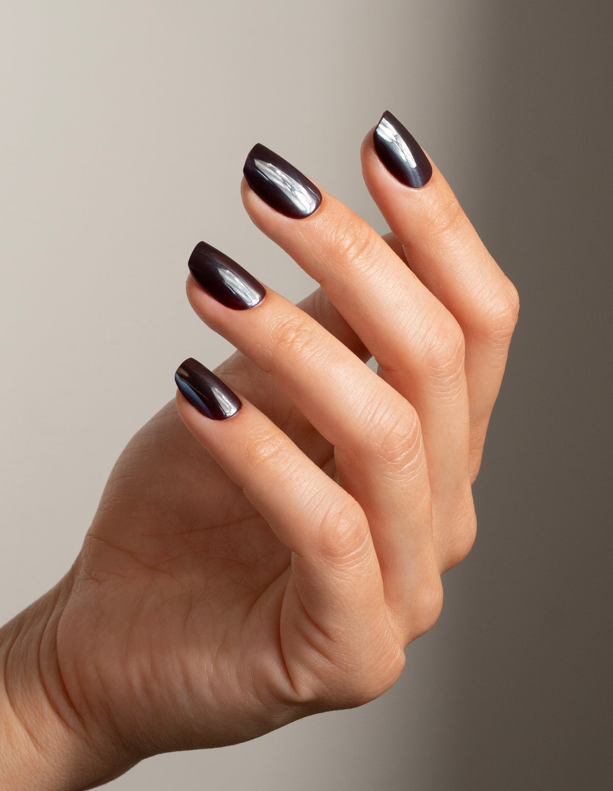 Mirror, Mirror Press On Nails Short Square