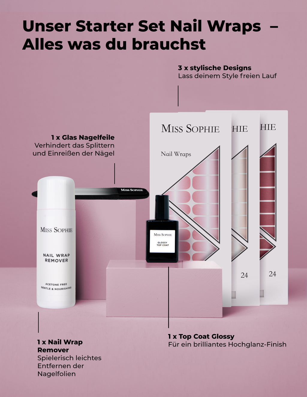 Winter Starter Set Nail Wraps