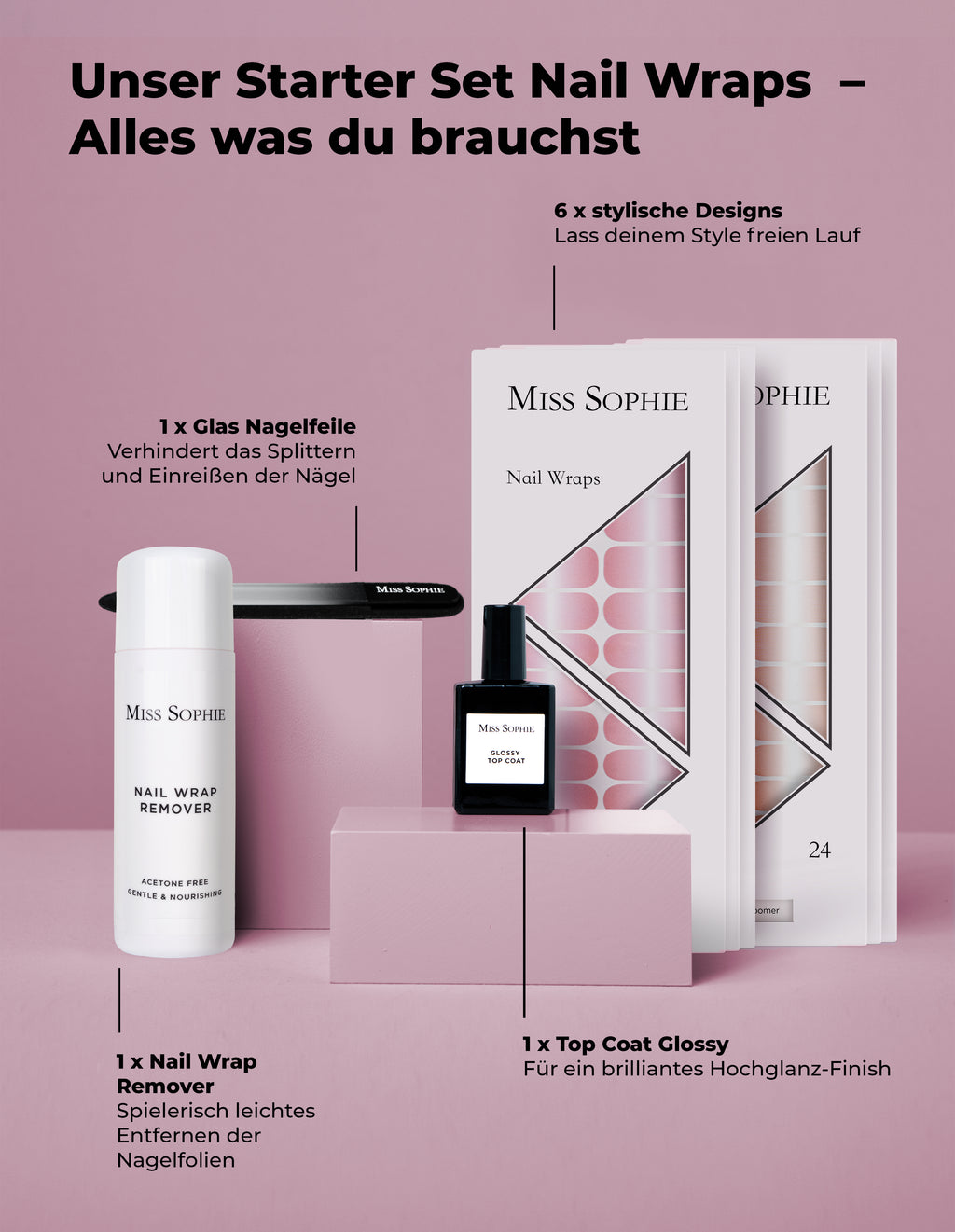 Winter Starter Set Nail Wraps