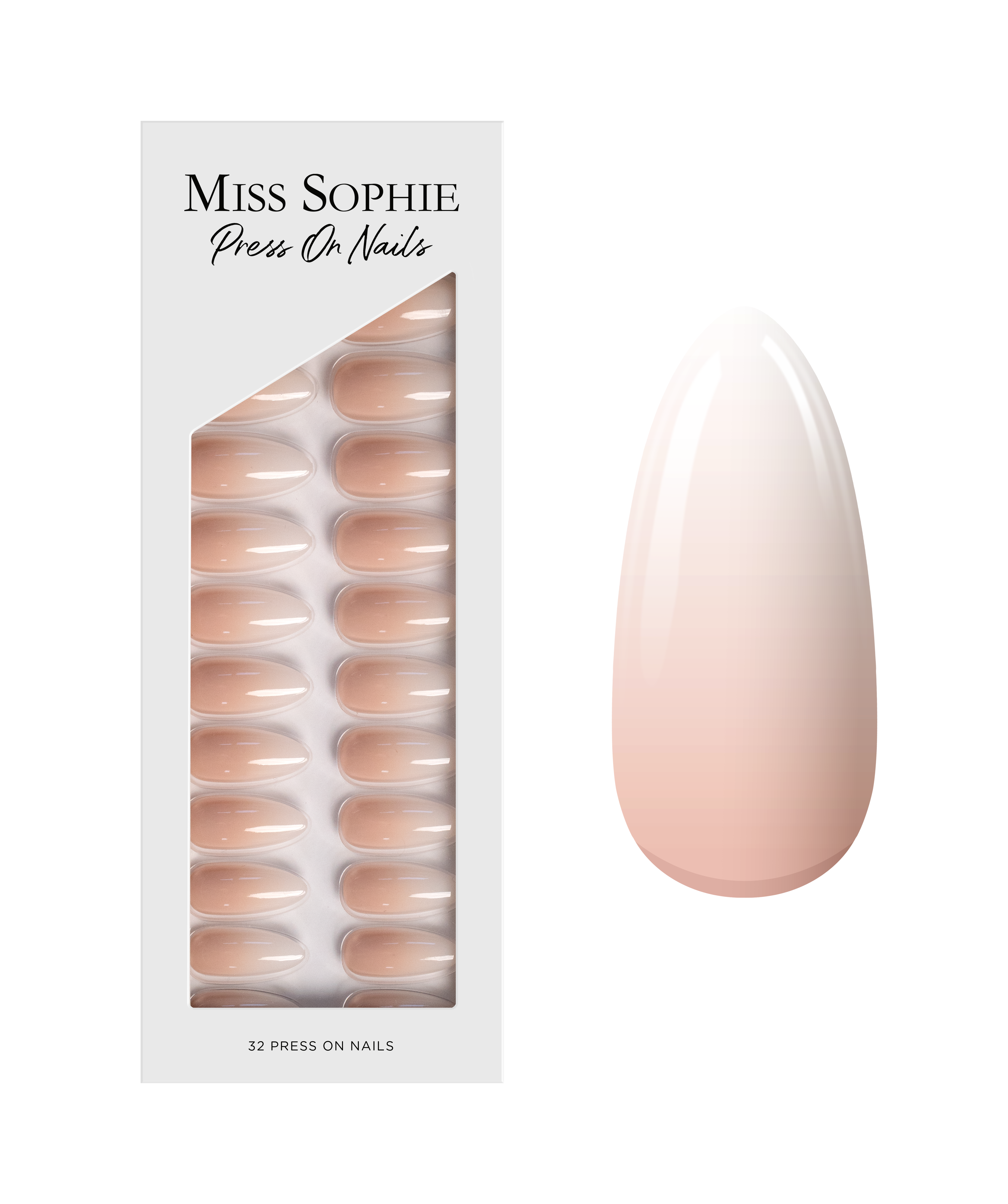 Nude Babyboomer Press On Nails Medium Almond