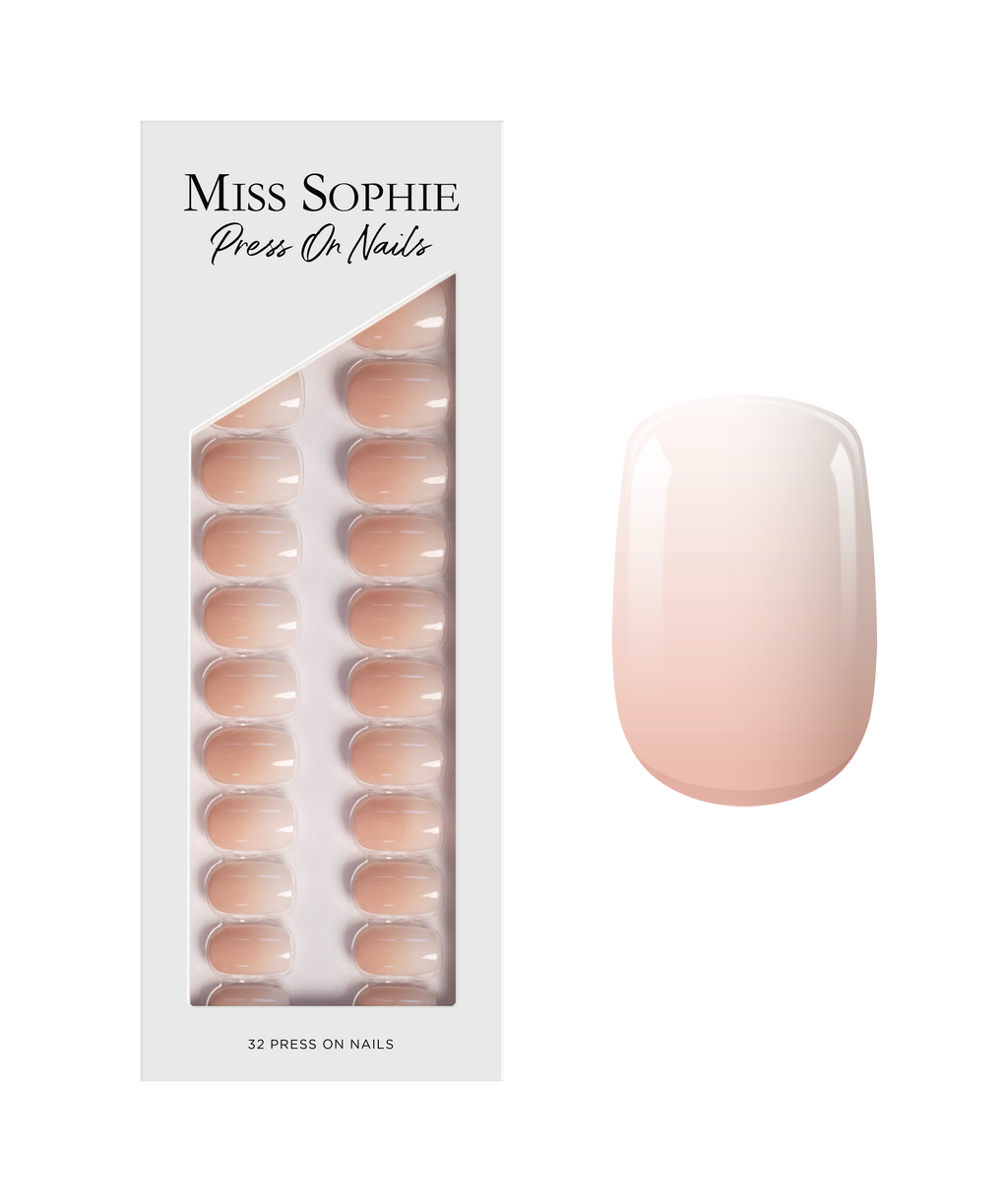 Nude Babyboomer Press On Nails Short Square