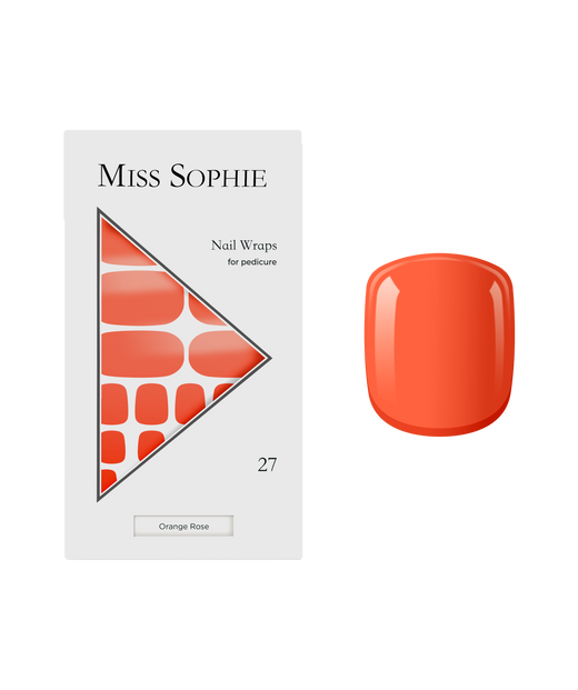 Orange Rose Pedicure