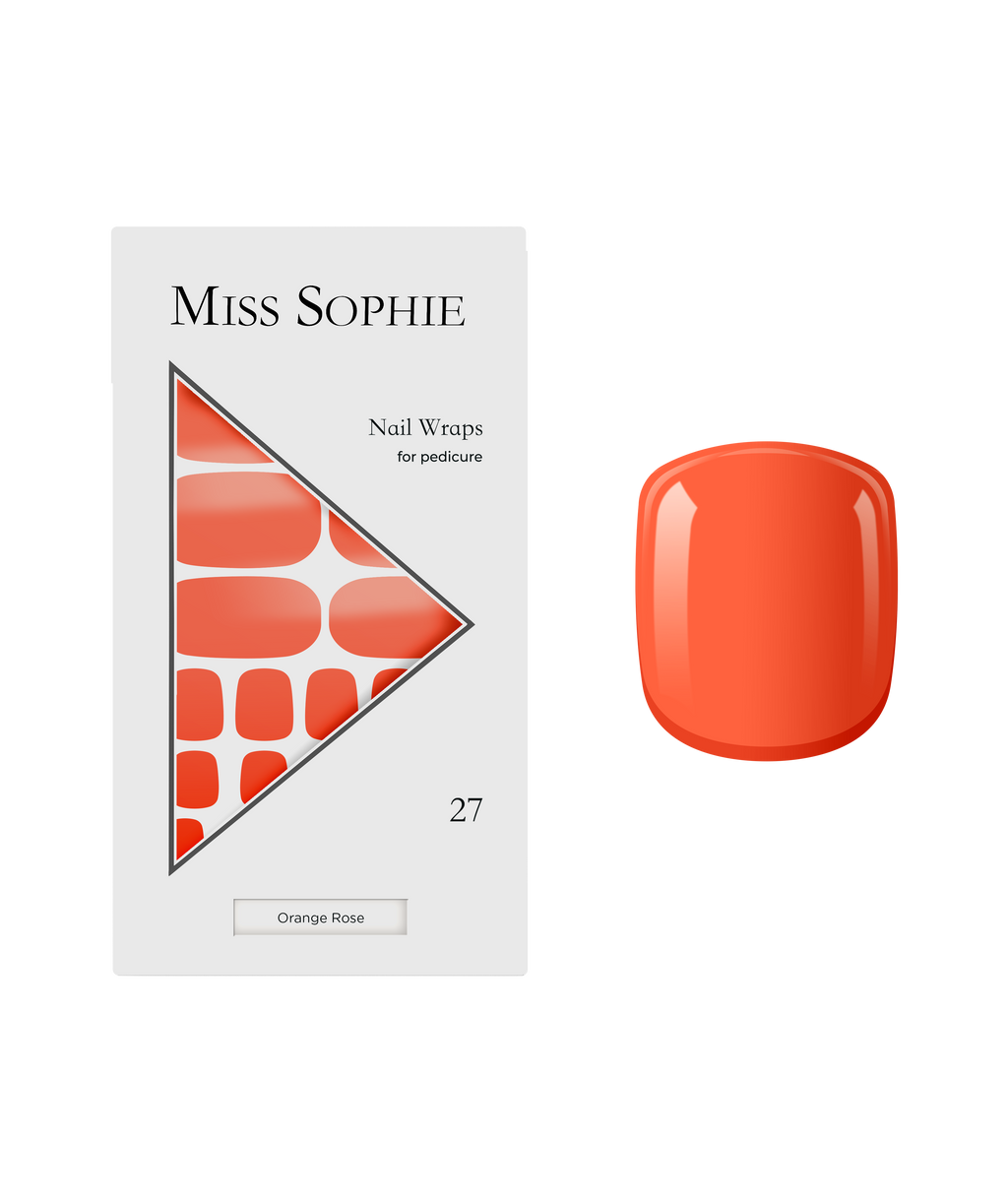 Orange Rose Pedicure