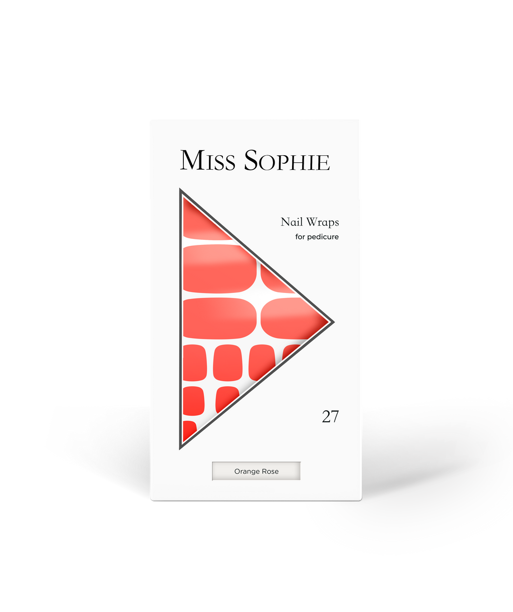 Orange Rose Pedicure