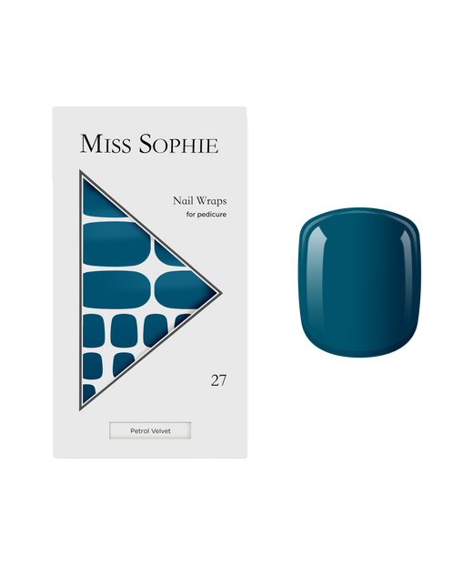 Petrol Velvet Pedicure