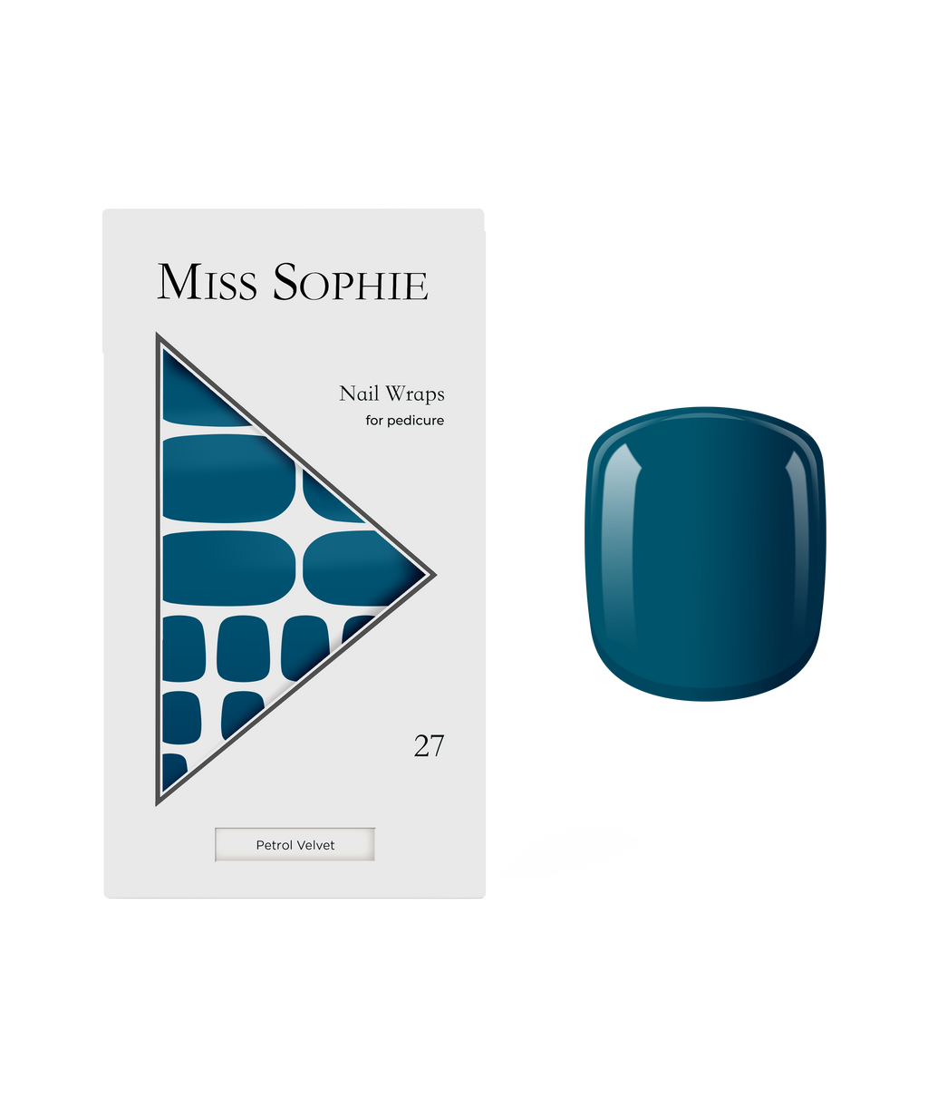 Petrol Velvet Pedicure