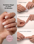 Nude Babyboomer Press On Nails Short Square