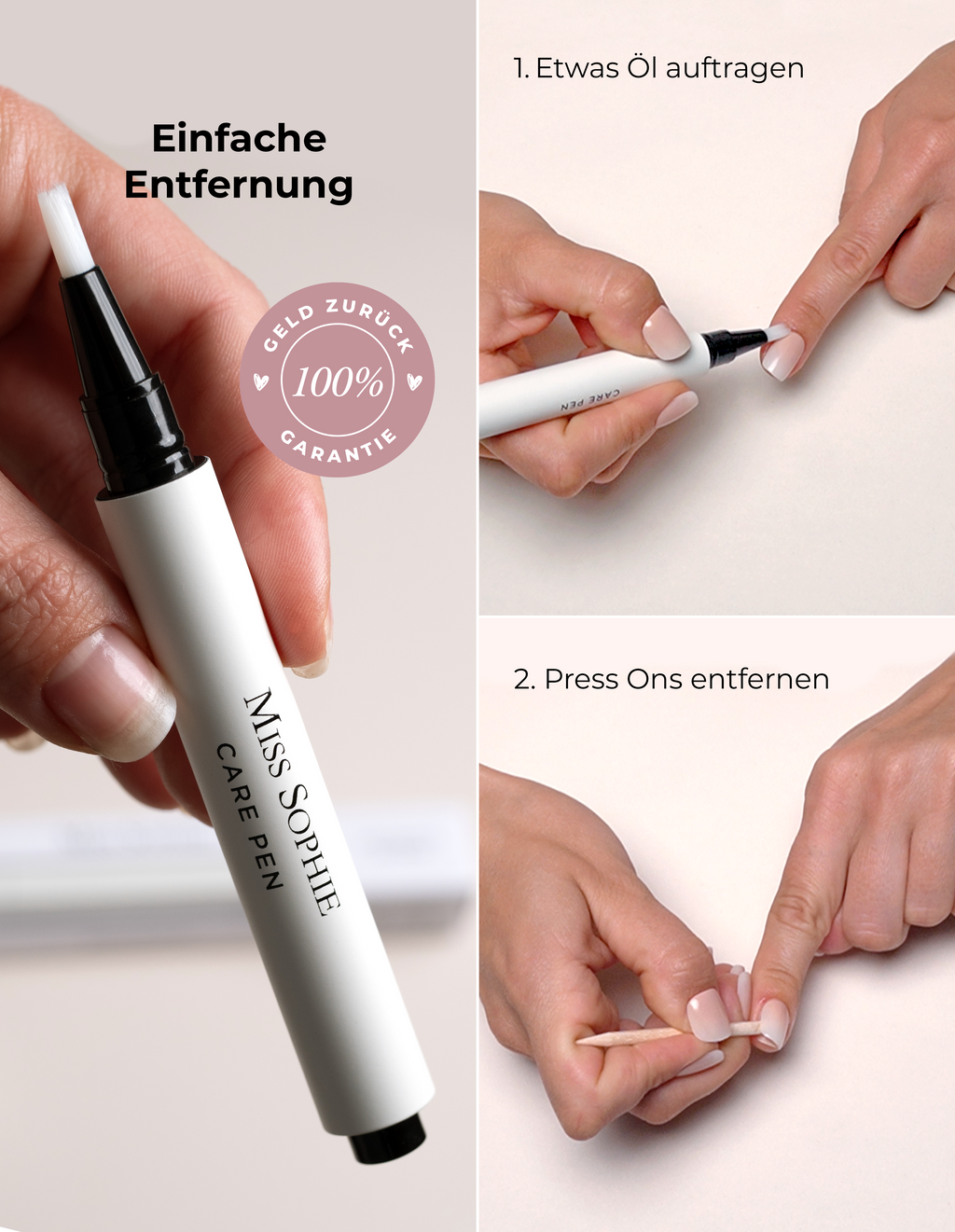 Burgundy Press On Nails Short Round