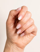 Rose Babyboomer Press On Nails Short Round