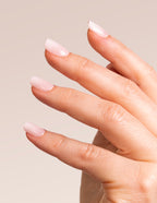 Rose Babyboomer Press On Nails Short Square