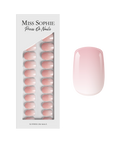 Rose Babyboomer Press On Nails Short Square