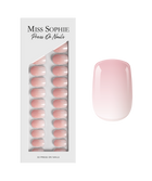 Rose Babyboomer Press On Nails Short Square