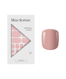 Nagelfolie "Sugar Babe" - Einfarbig Nude | MISS SOPHIE – Miss Sophie