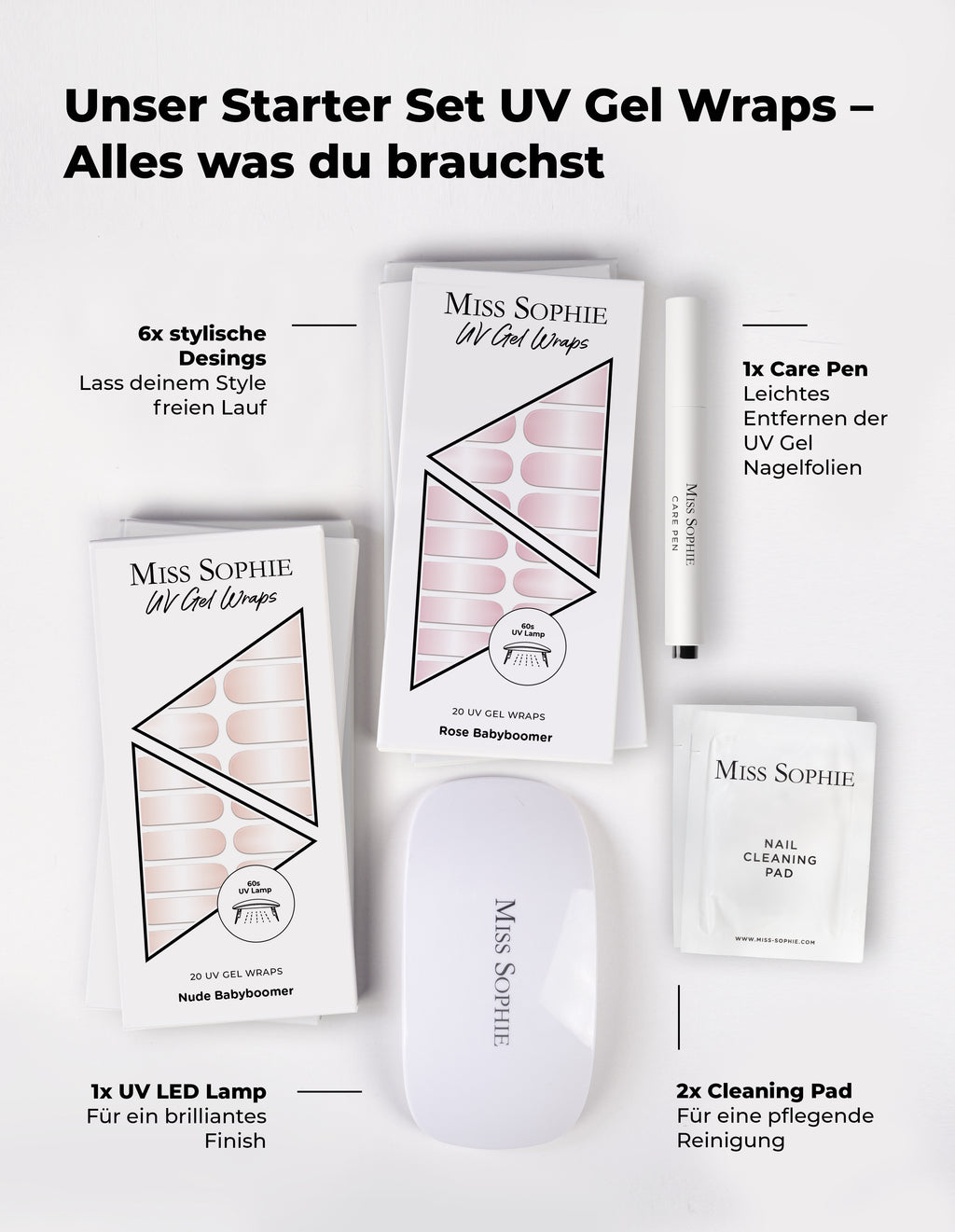 Winter Starter Set UV Gel Wraps