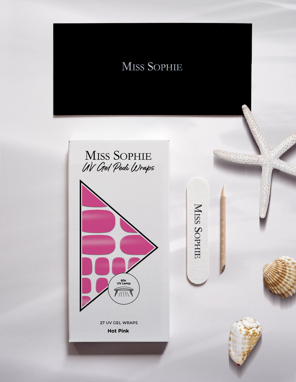 Hot Pink UV Pedicure